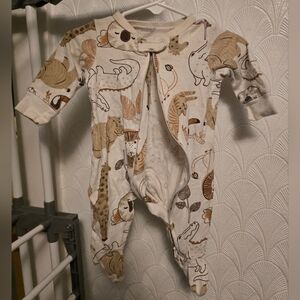 Animal Print Baby Sleeper